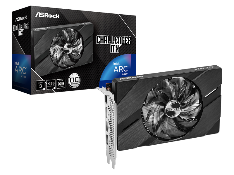 ASRock Arc A380 Challenger ITX OC 6GB GDDR6